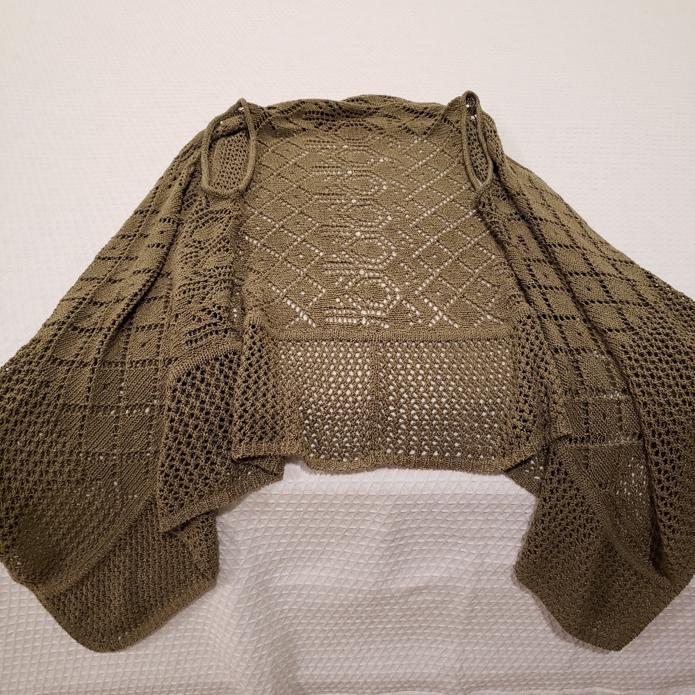 Large Crochet vest.